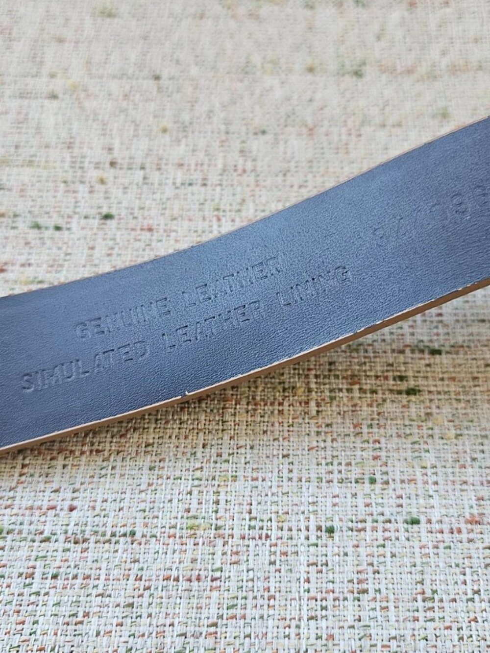 Vintage Nine West Belt Genuine Leather Brown Suede Waistband Size Large - Picture 12 of 14